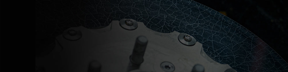 A TTSPORT carbon ceramic brake rotor.