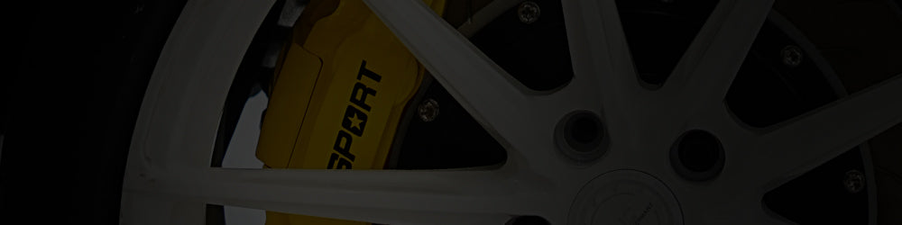 A yellow TTSPORT EPB series 1-piston rear brake kit.